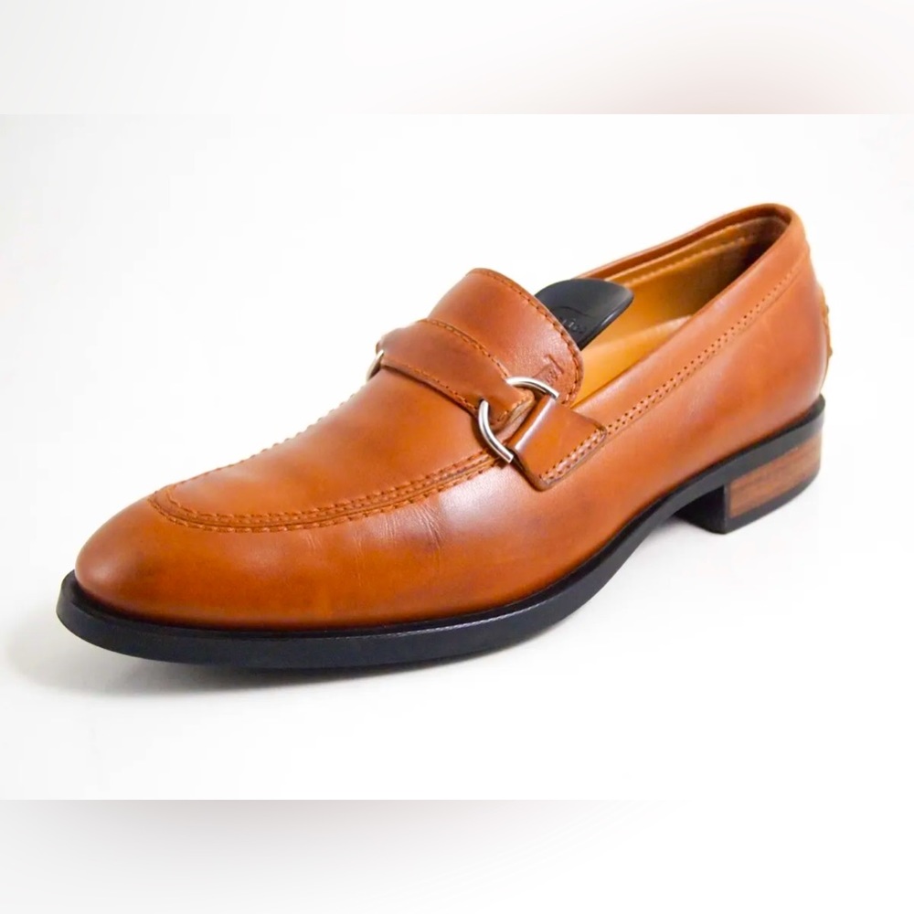 Tod's Loafers Brown Leather Womens Shoe